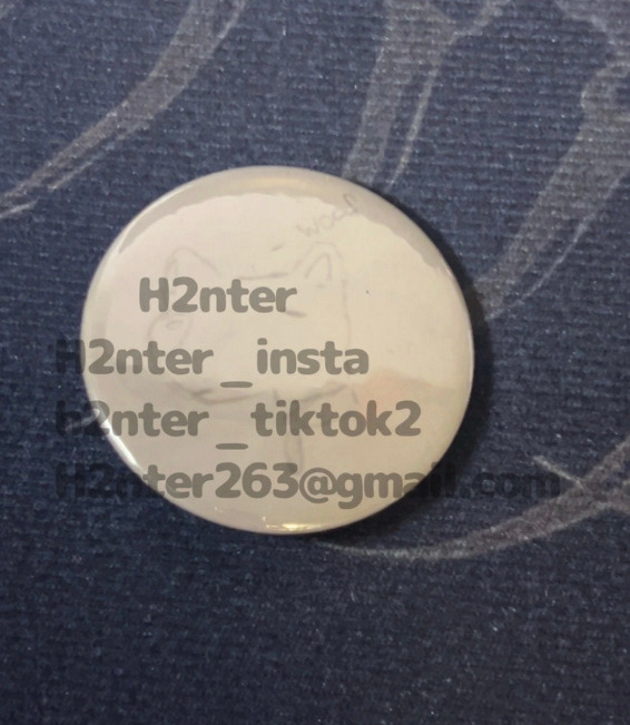 Button/Speldje, Ophalen of Verzenden, Gebruikt, Overige onderwerpen, Button