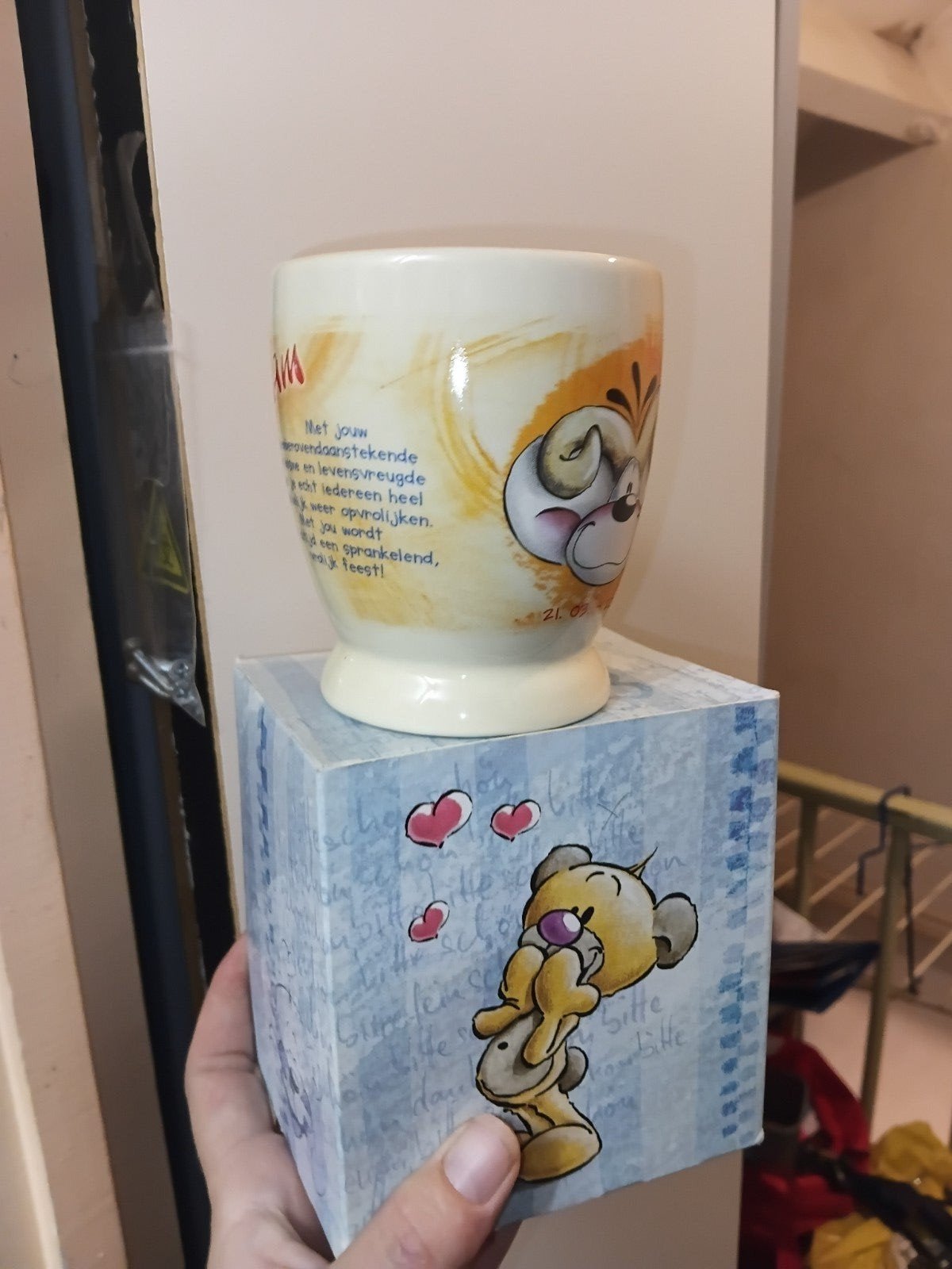 Diddl sterrenbeeld mok - Ram + Doosje, Verzamelen, Diddl, Ophalen of Verzenden, Nieuw, Servies