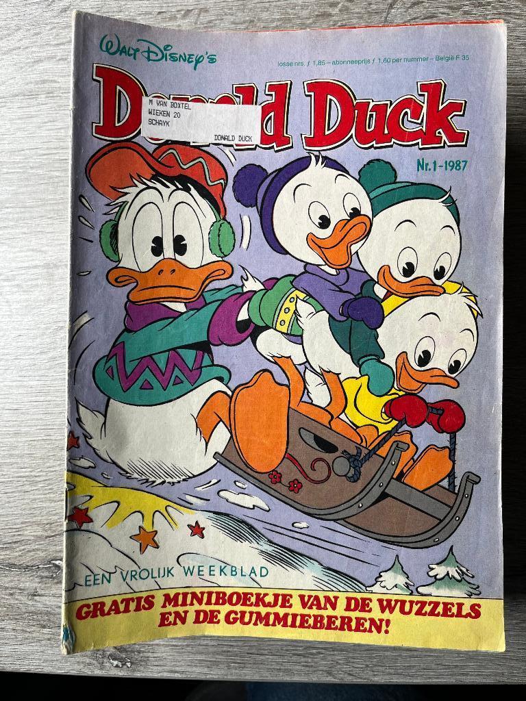 Strips Donald Duck jaargang 1987, Boeken, Strips | Comics, Gelezen, Europa, Ophalen of Verzenden, Meerdere comics