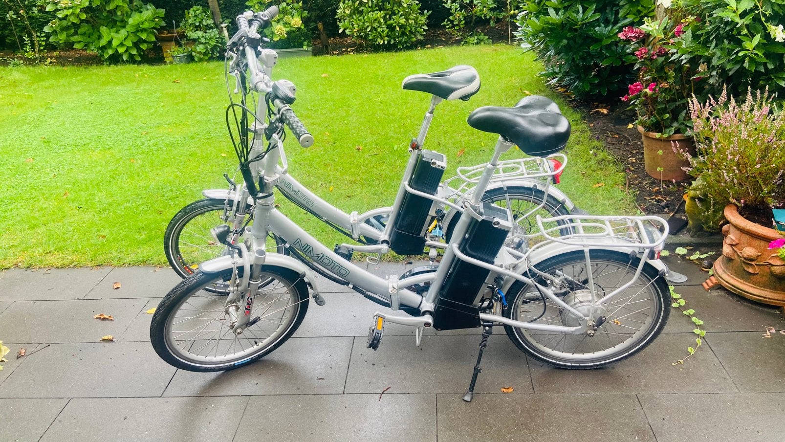 Nimoto handy vouwfietsen set van 2, Gebruikt, Velgrem, Versnellingen, Ophalen