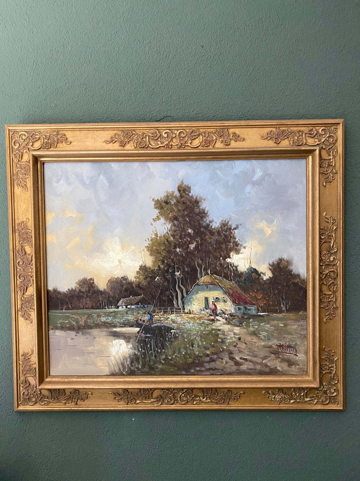 Klassiek schilderij, Ophalen, Doek, Klassiek, Handgeschilderd