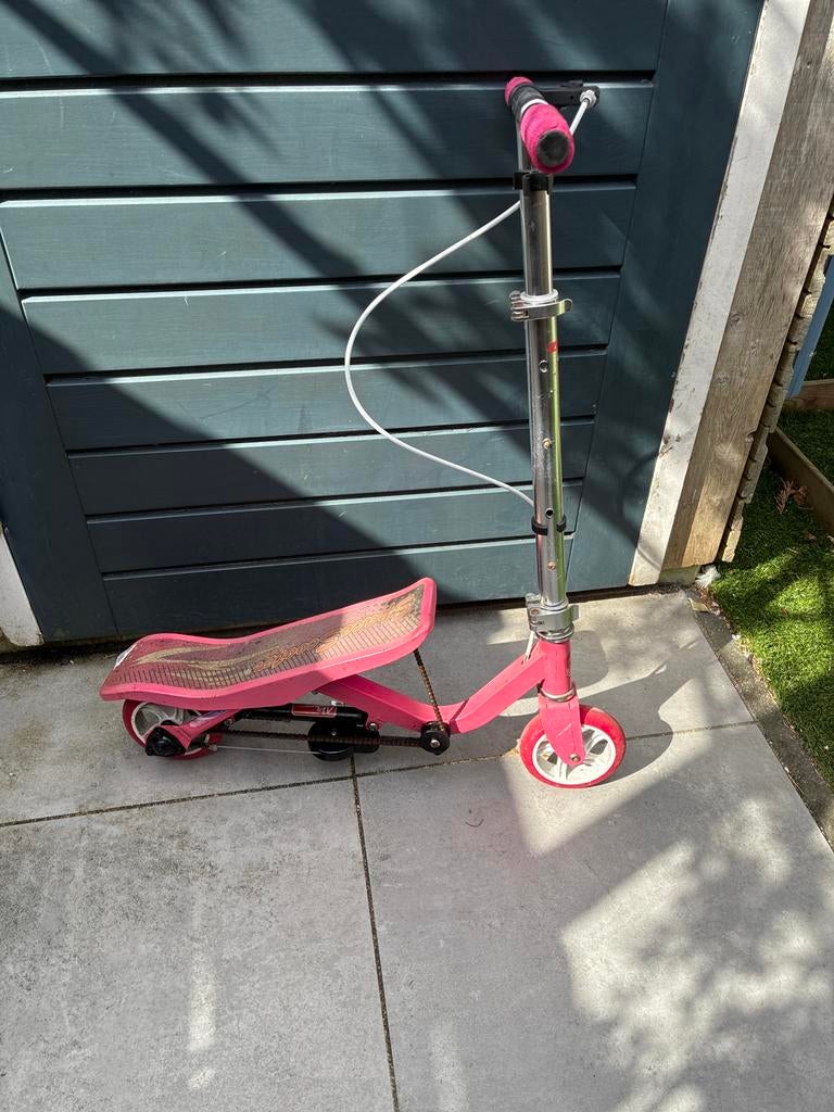 Roze spacescooter junior, Fietsen en Brommers, Steps, Ophalen of Verzenden, Gebruikt, Overige typen