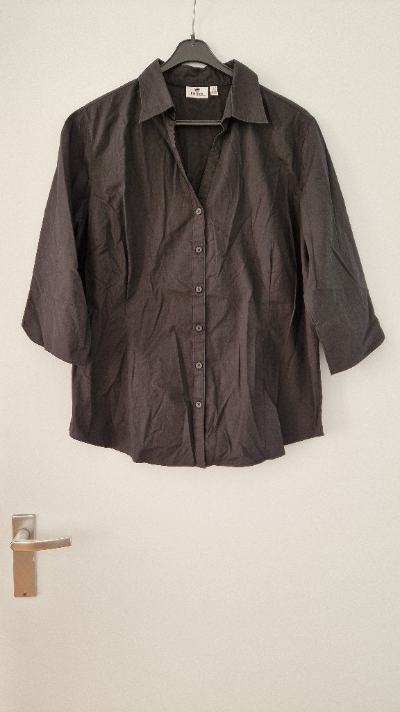 Kingfield Blouse maat 46.., Ophalen, Gedragen, Maat 46/48 (XL) of groter, Zwart