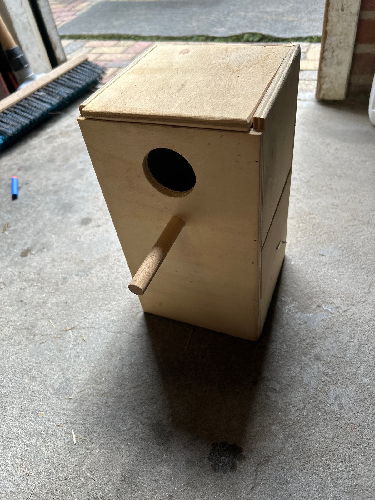 Vogelbroedblok, Ophalen of Verzenden, Hout, Broedkooi of Kweekkooi