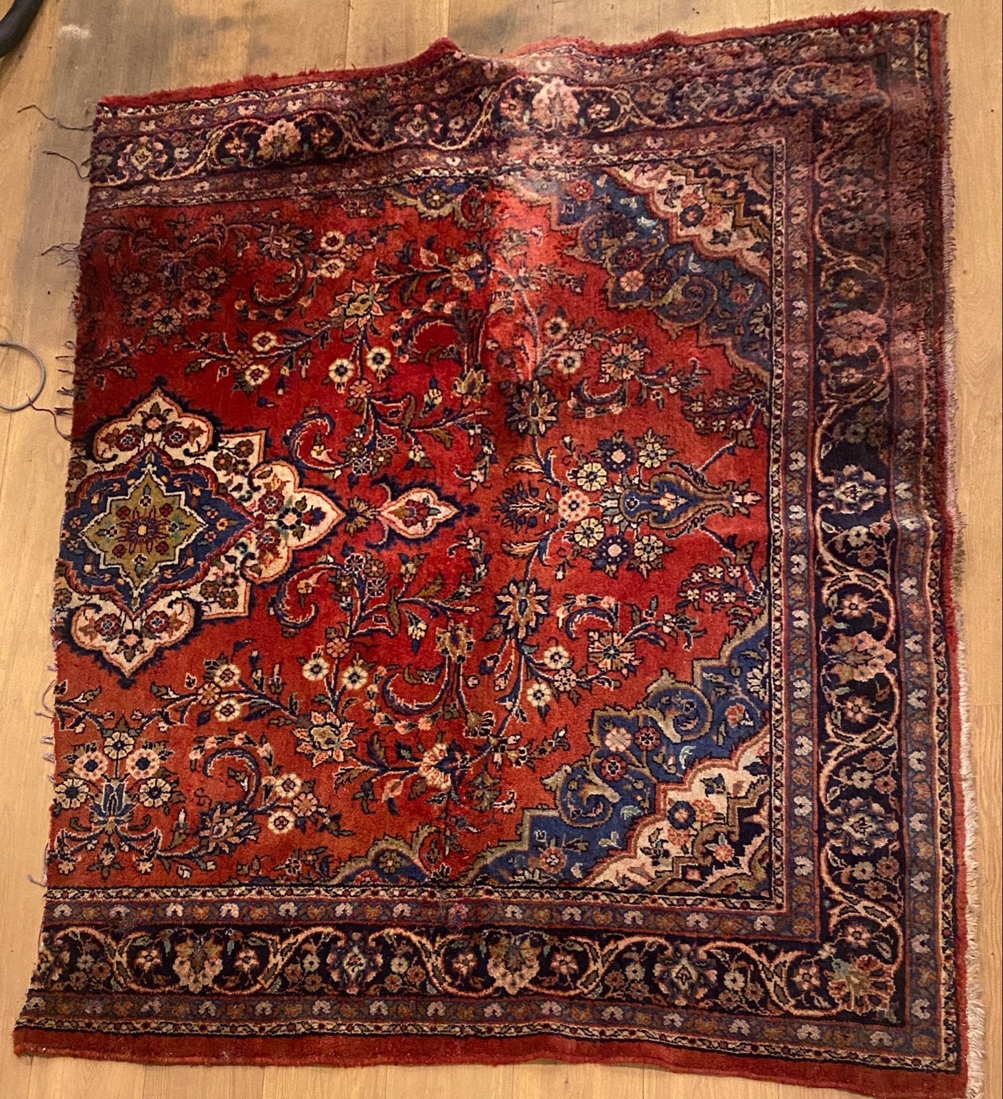 1/2 Authentiek Perzisch tapijt - 170cm X 223cm, Gebruikt, 100 tot 150 cm, Ophalen of Verzenden, 150 tot 200 cm
