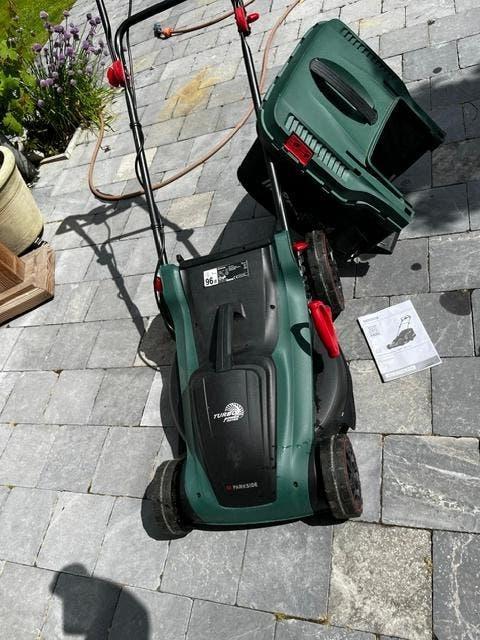 Grasmaaier 1800 Watt 230 v Parkside Lidl ZGAN, Tuin en Terras, Ophalen, Cirkelmaaier, Elektrische grasmaaier, Opvangbak