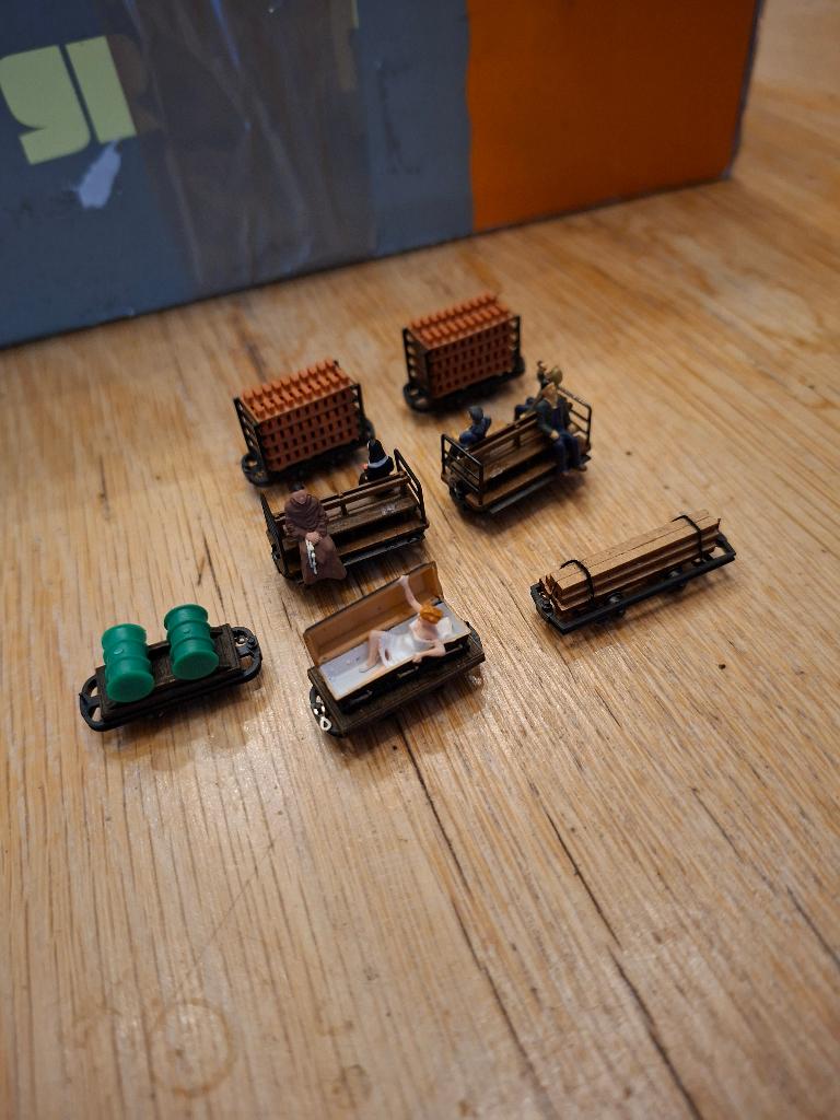 Busch H0-F lorries, Hobby en Vrije tijd, Modeltreinen | H0, Ophalen, Gelijkstroom of Wisselstroom, Brug, Tunnel of Gebouw, Overige merken
