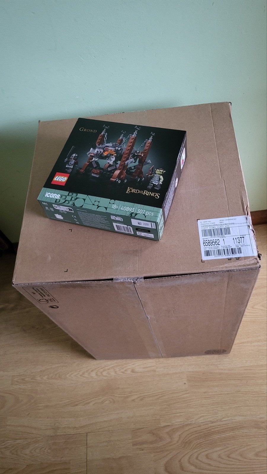 Lego grond 40893 en minas tirith 11377 icons, Lego, Nieuw, Ophalen of Verzenden, Compleet