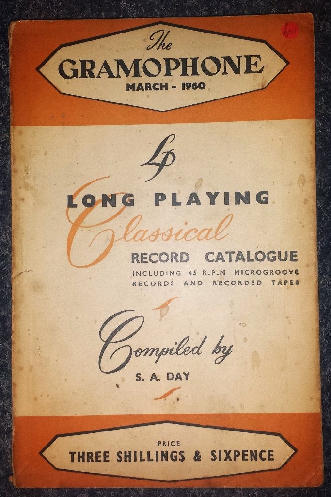 20 x Gramophone Classical Record catalogue  1960-1995, Ophalen of Verzenden, Gelezen, Artiest