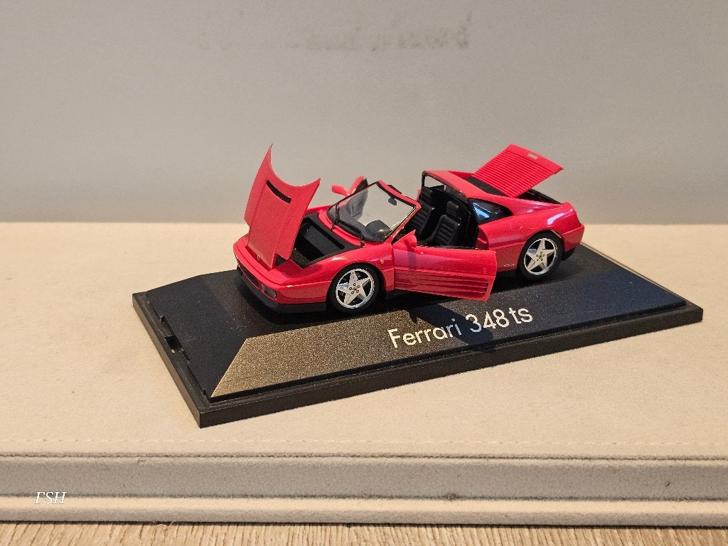 Ferrari 348 TS, rood. HERPA High Tech Collection., Ophalen of Verzenden, Zo goed als nieuw, Auto, Overige merken