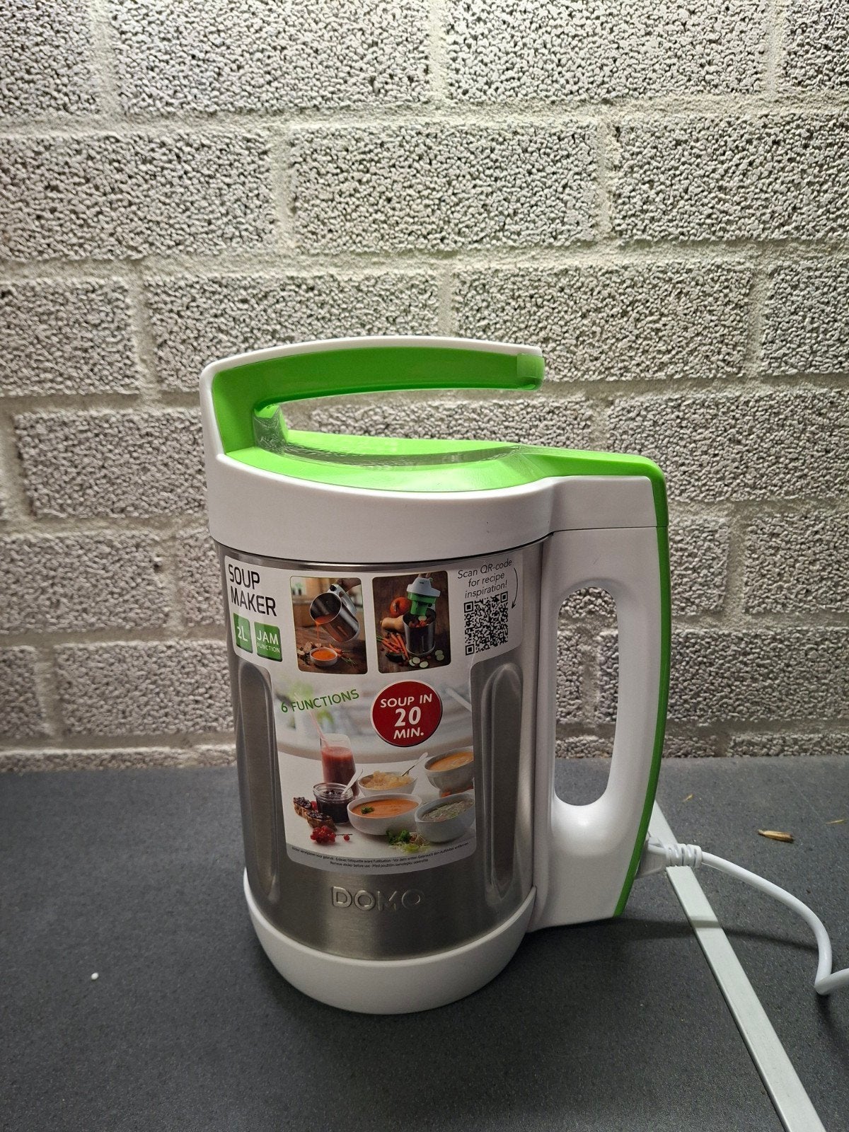 Soupmaker/ soepmaker / blender Domo DO705BL, Witgoed en Apparatuur, Keukenmixers, 3 snelheden of meer, Ophalen of Verzenden