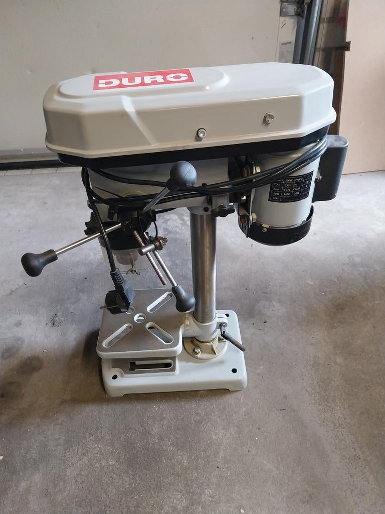 Duro Kolomboormachine - 500W - Perfect voor elke werkplaats, Ophalen, Gebruikt, 400 tot 600 watt, Kolomboormachine