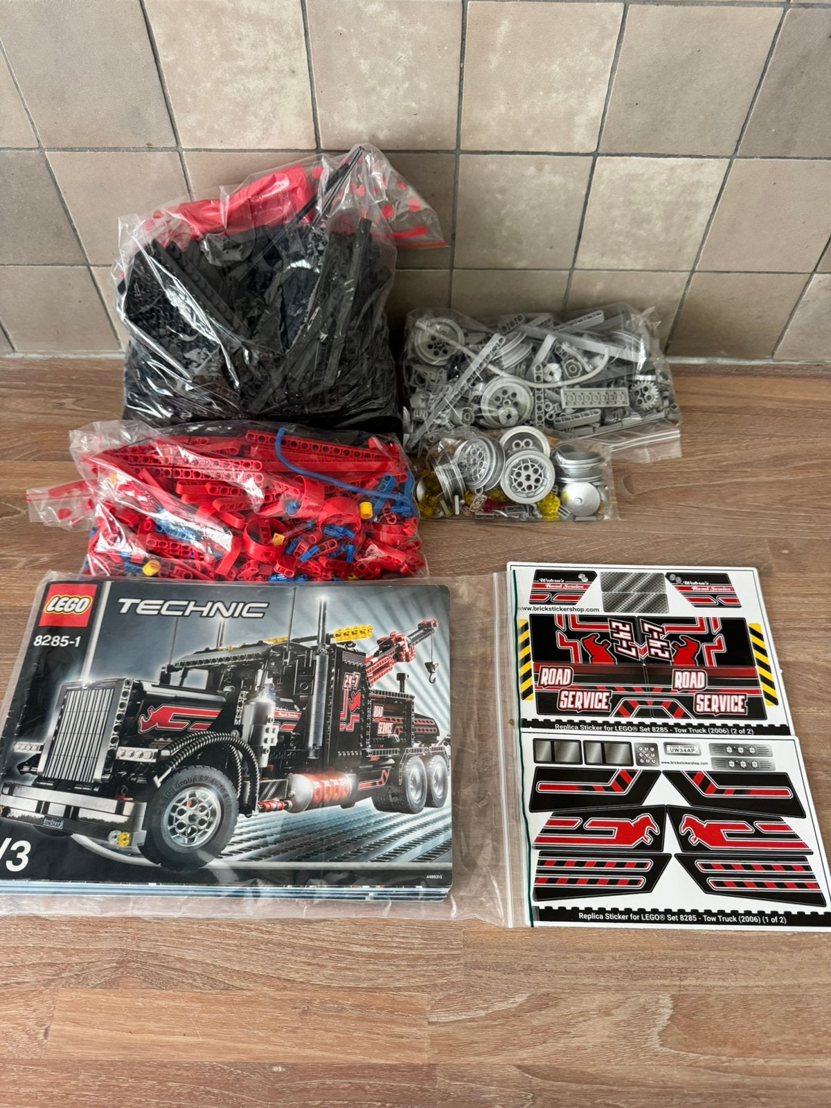 Lego Technic Sleepwagen (8285) Silver edition (gedemonteerd), Lego, Compleet, Ophalen of Verzenden, Zo goed als nieuw