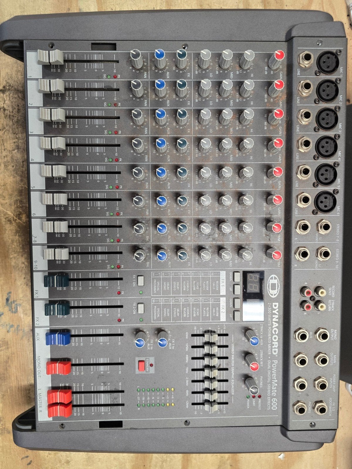 Dynacord pm600 mk2 defect Gezocht, Ophalen of Verzenden, Gebruikt, 10 tot 20 kanalen