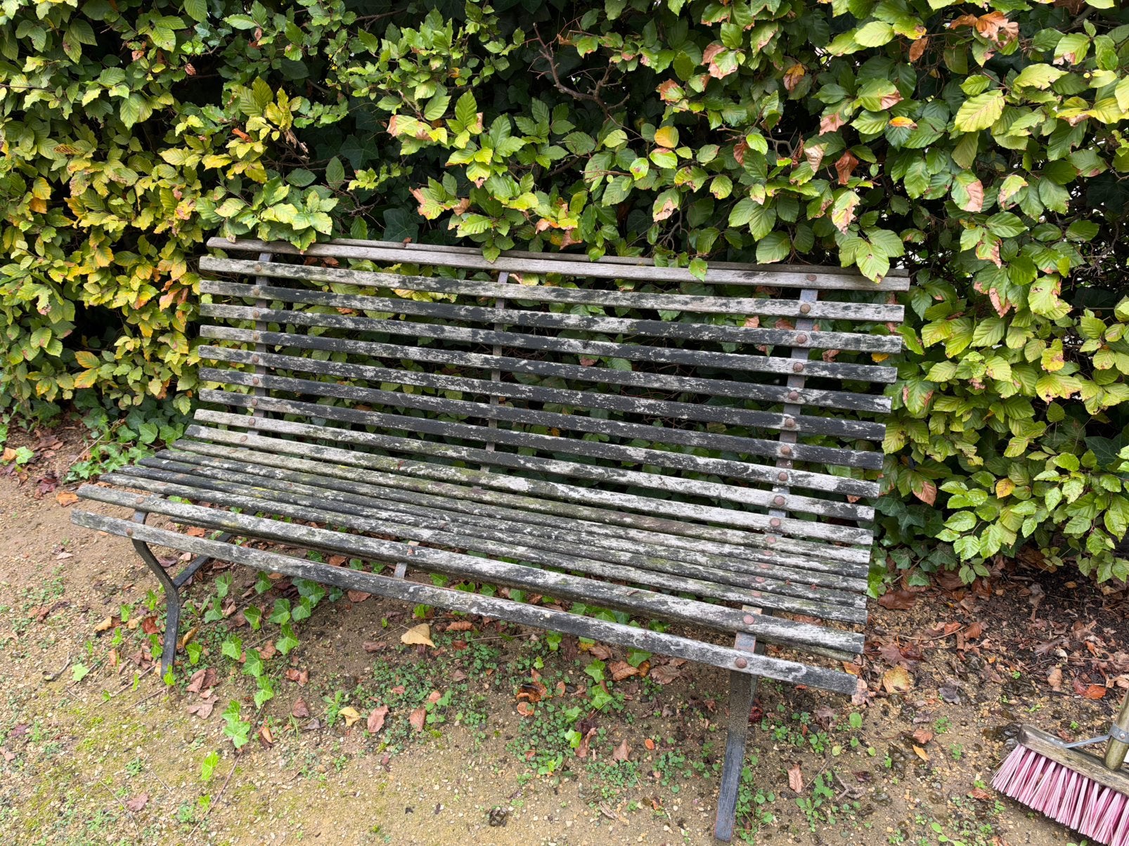 Tuinbank, Ophalen, Gebruikt, Hout