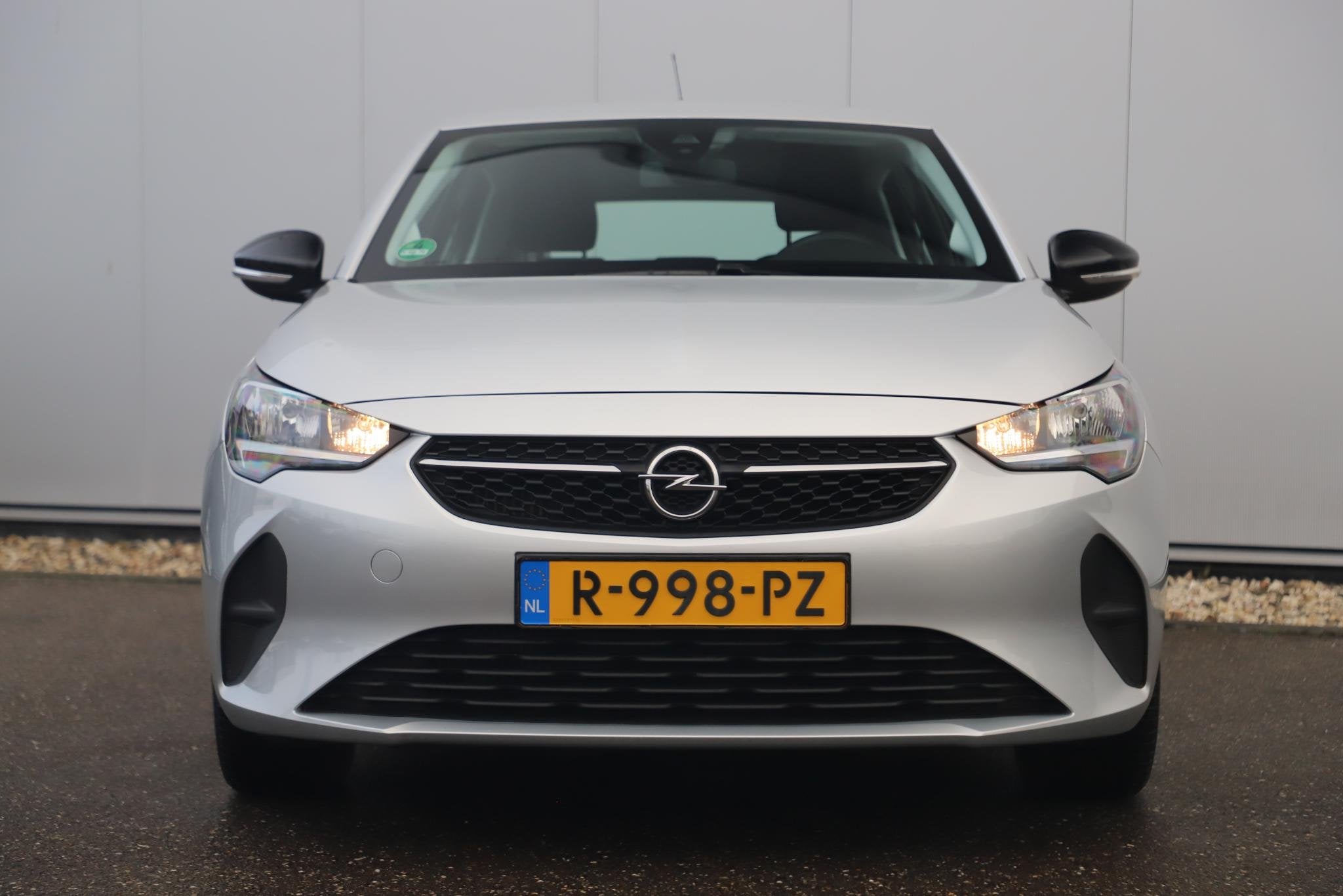 Opel Corsa 1.2 Edition 102PK 16 inch LMV Carplay Android Nav, Voorwielaandrijving, Stof, Gebruikt, Met garantie (alle)