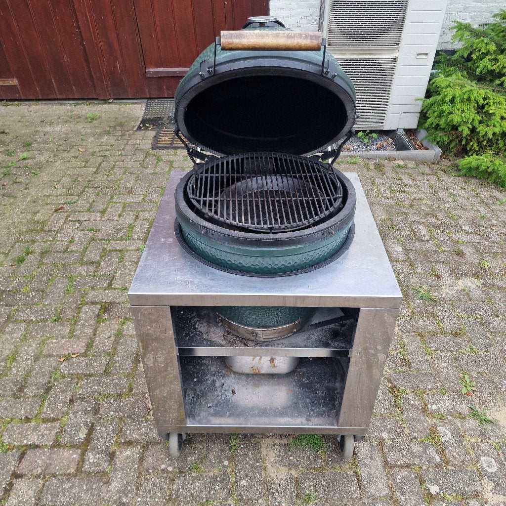 Big Green Egg  Large Compleet, Ophalen of Verzenden, Gebruikt, Big Green Egg, Met accessoires