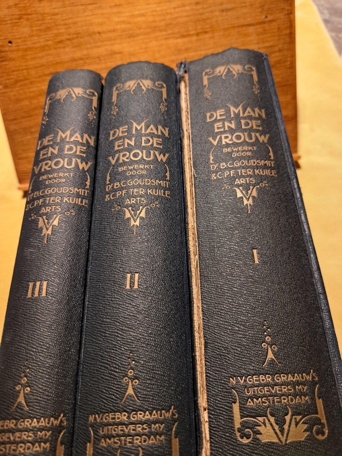 De Man en de Vrouw - Complete set (3 delen), Boeken, Ophalen of Verzenden, Gelezen, Dr. B.C. Goudsmit & C.P.F. ter Kuile Arts