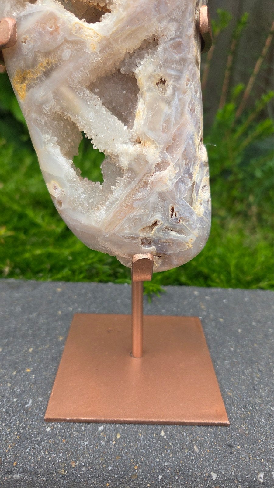 Unieke Roze Amethist op Standaard - 29,5 cm Hoog, Ophalen of Verzenden