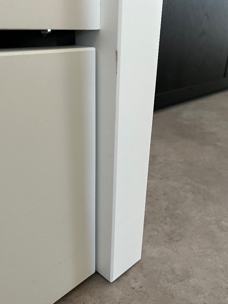 Witte box Europe Baby Mees met opberglade,matras,hoeslakens, Kinderen en Baby's, Boxen, Ophalen, Gebruikt, In hoogte verstelbaar