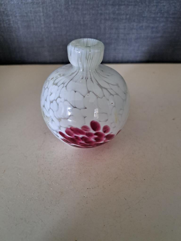 Mdina Malta art glass vaasje e7, Ophalen of Verzenden