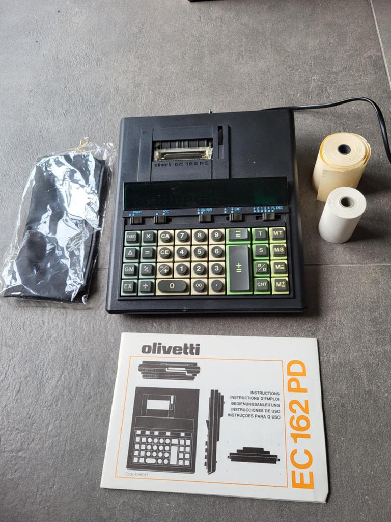 Olivetti rekenmachine EC 162 PD, Ophalen, Zo goed als nieuw