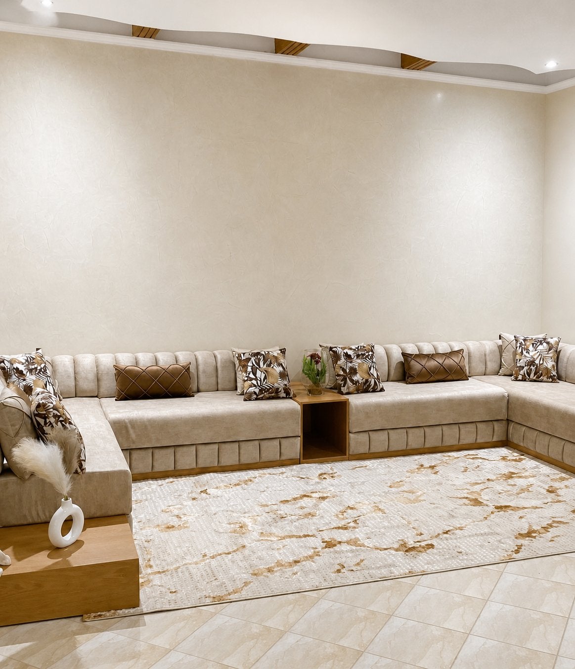 Marokaanse style banken Actie, Ophalen, Zo goed als nieuw, 75 m² of meer, Tapijt