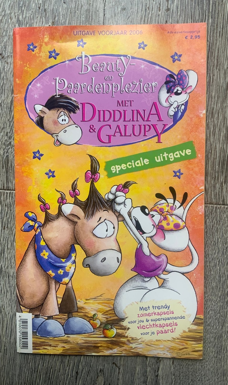 Diddl rijdschrift met Galupy paard, Ophalen of Verzenden, Galupy, Zo goed als nieuw, Overige typen