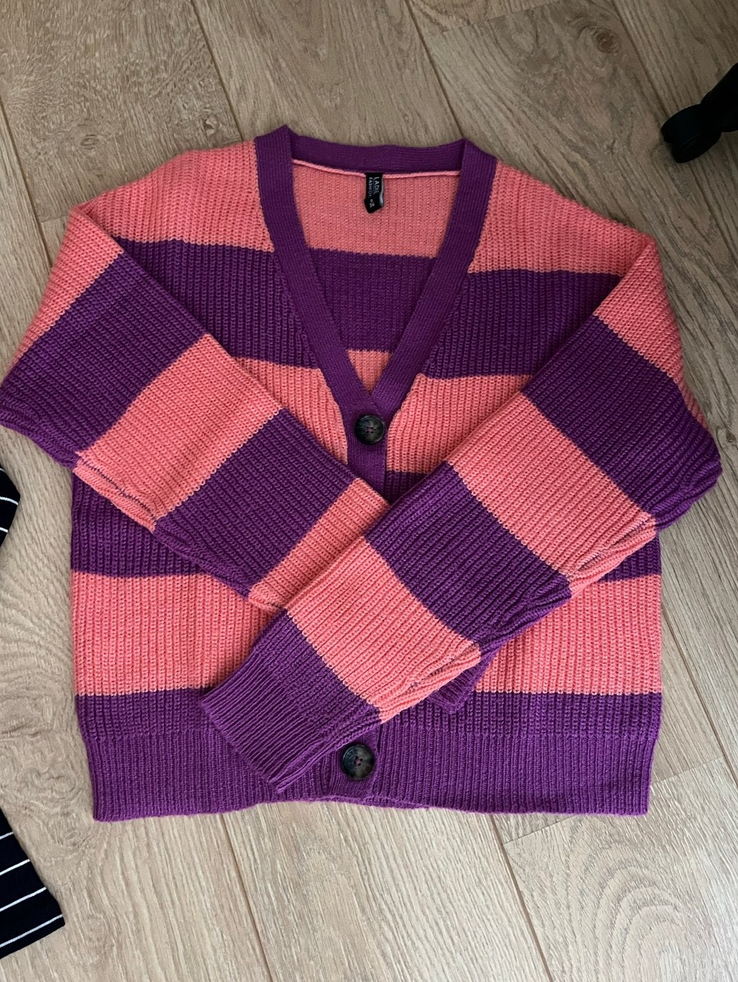 Wibra gestreept vest maat S, Ophalen, Gedragen, Maat 36 (S), Roze