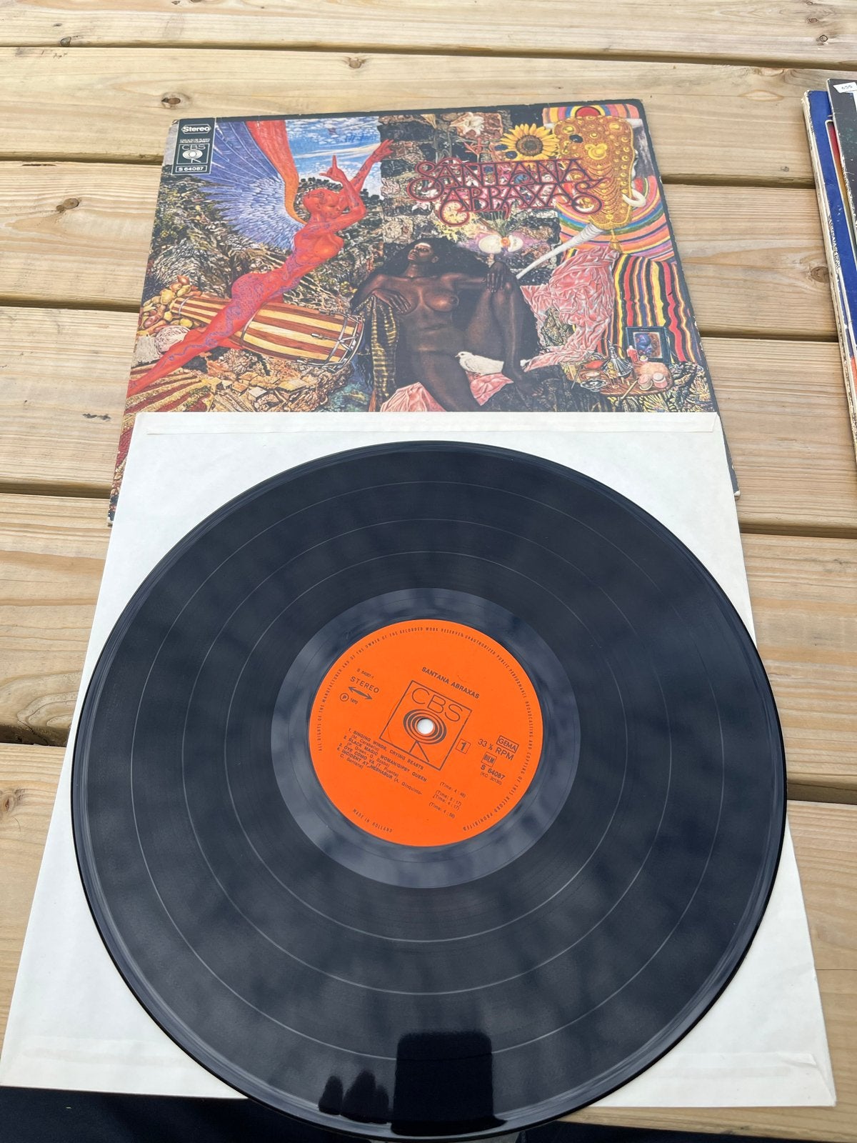 Santana - Abraxas LP (CBS, Stereo), Cd's en Dvd's, Vinyl | Rock, Ophalen of Verzenden, Gebruikt, 12 inch, LP