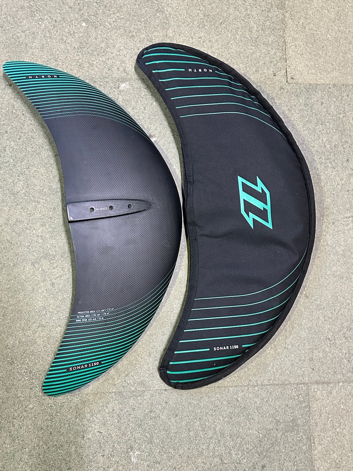 North Sonar 1150 Foil Wing met Beschermhoes, Ophalen of Verzenden, Nieuw, Wingsurf-wing