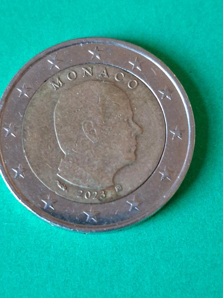 2023 Monaco 2 euro, Postzegels en Munten, Munten | Europa | Euromunten, Verzenden, Monaco, 2 euro, Losse munt