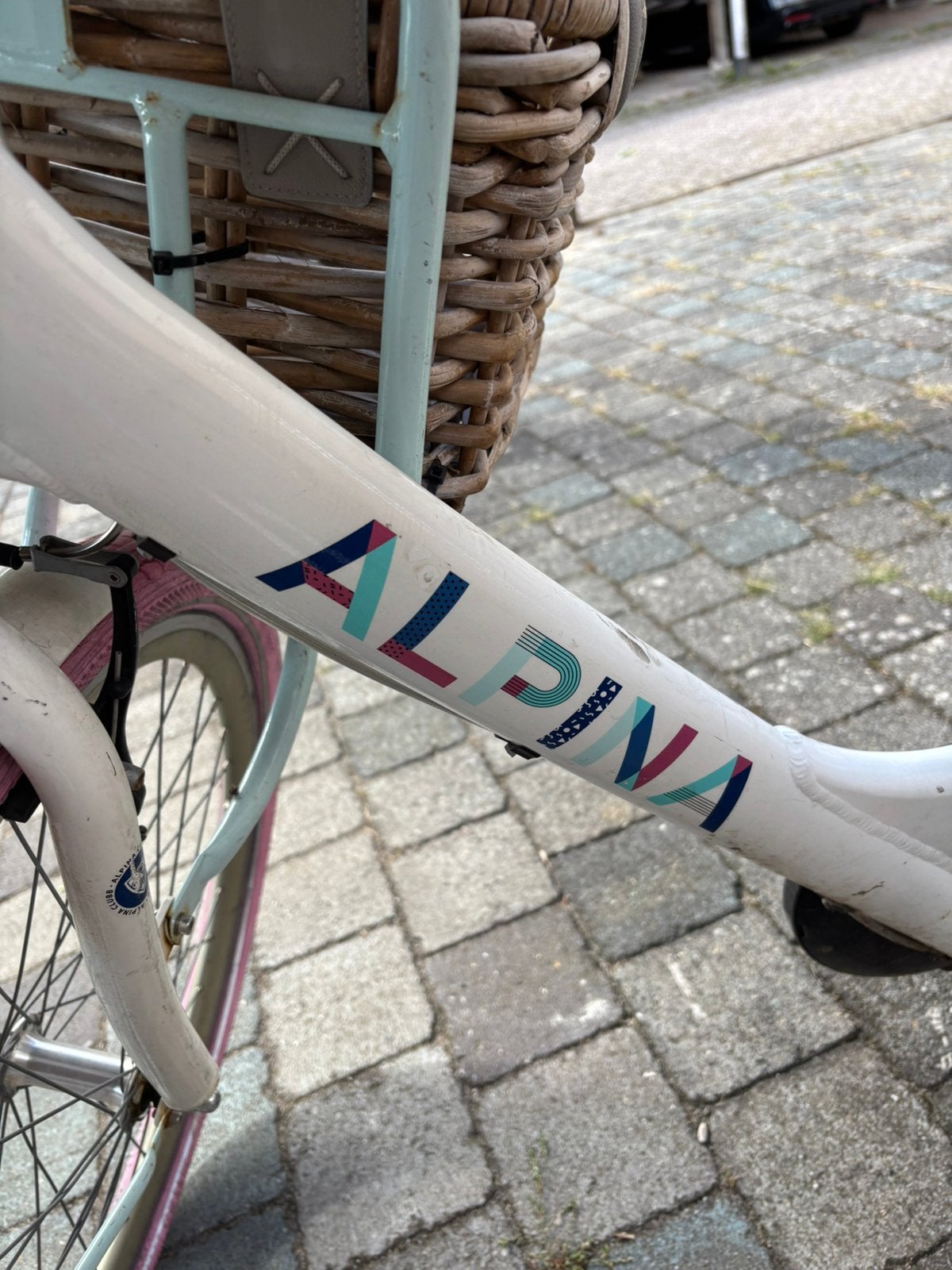 Alpine meisjesfiest 24 inch, Ophalen, Gebruikt, Staal, Terugtraprem