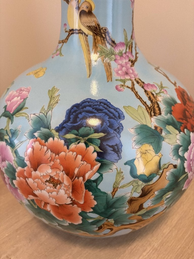 Nieuwe Pols Potten vaas, Ophalen of Verzenden, Nieuw, Blauw, Overige materialen