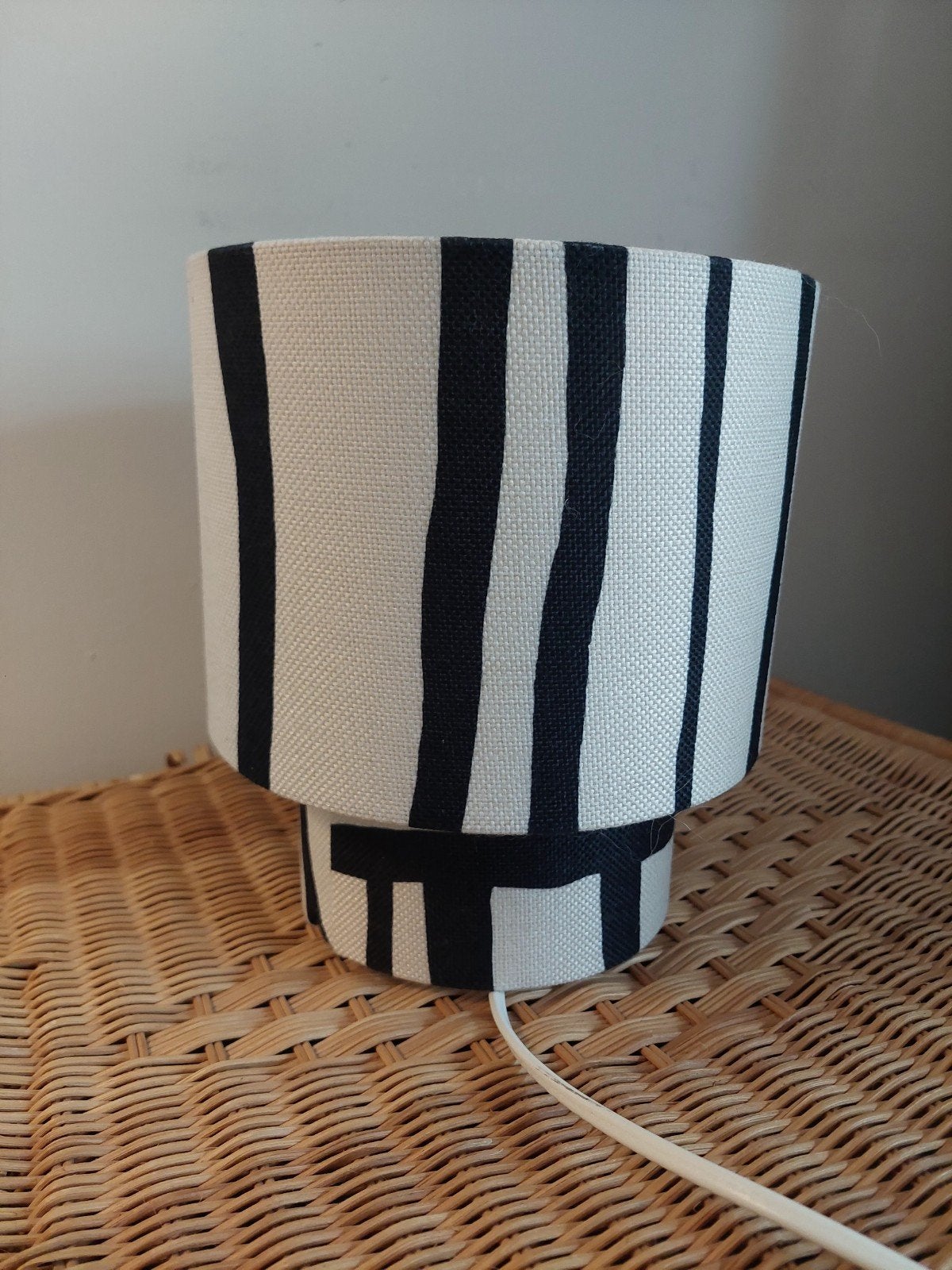Tafellamp zebraprint, Ophalen