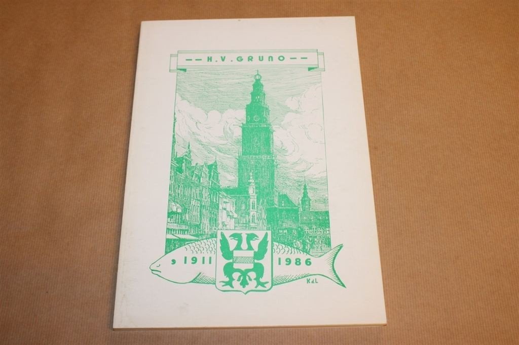 Gedenkboek Hengelvereniging Gruno Groningen 1911-1986, Ophalen of Verzenden, Zo goed als nieuw