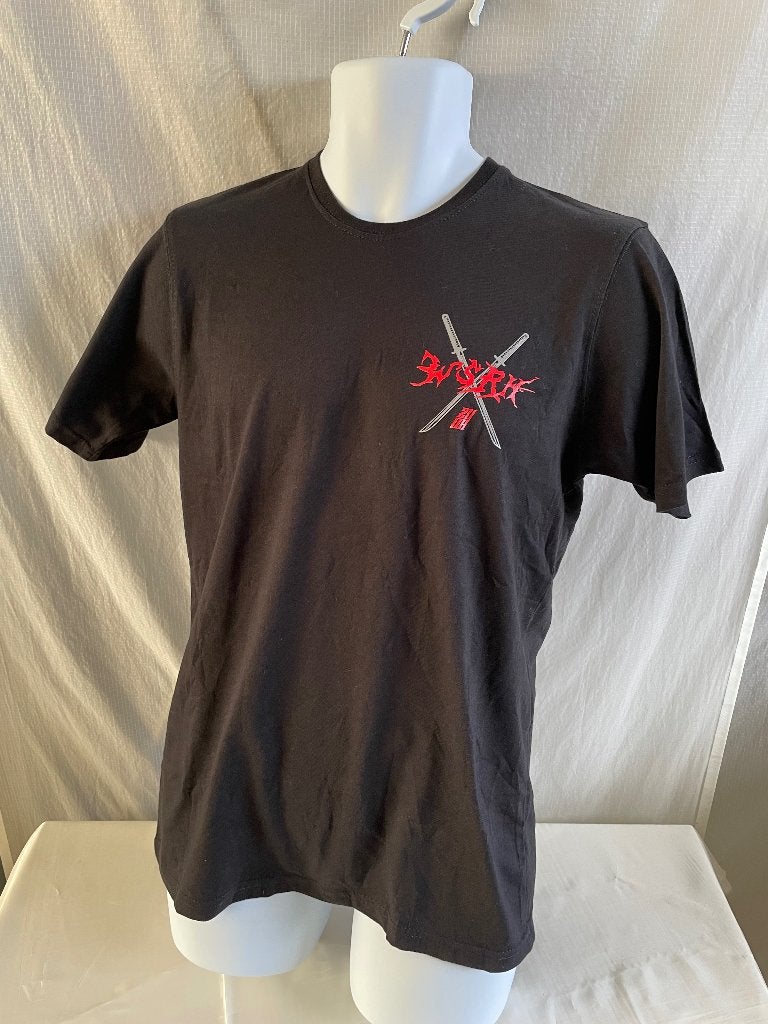 WSRH T-shirt maat S – hiphop streetwear samurai style, Zwart, Ophalen of Verzenden, Maat 46 (S) of kleiner, Nieuw