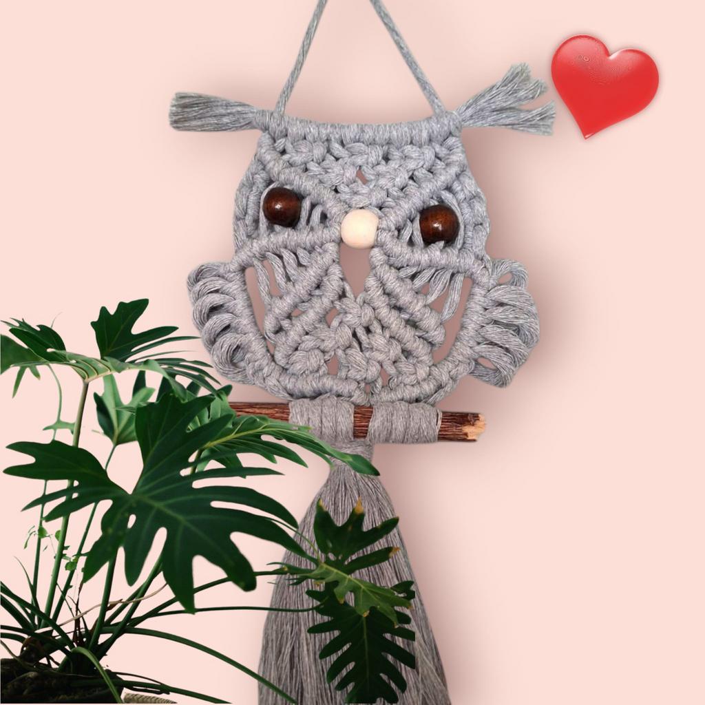 Macramé uiltjes, Handgemaakt, Nieuw, Meerkleurig, Ophalen of Verzenden