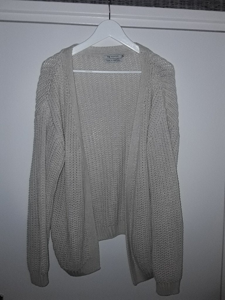 NUKUS Prachtig Beige Gehaakt Vest Maat XL, Beige, Maat 46/48 (XL) of groter, Ophalen of Verzenden, Zo goed als nieuw