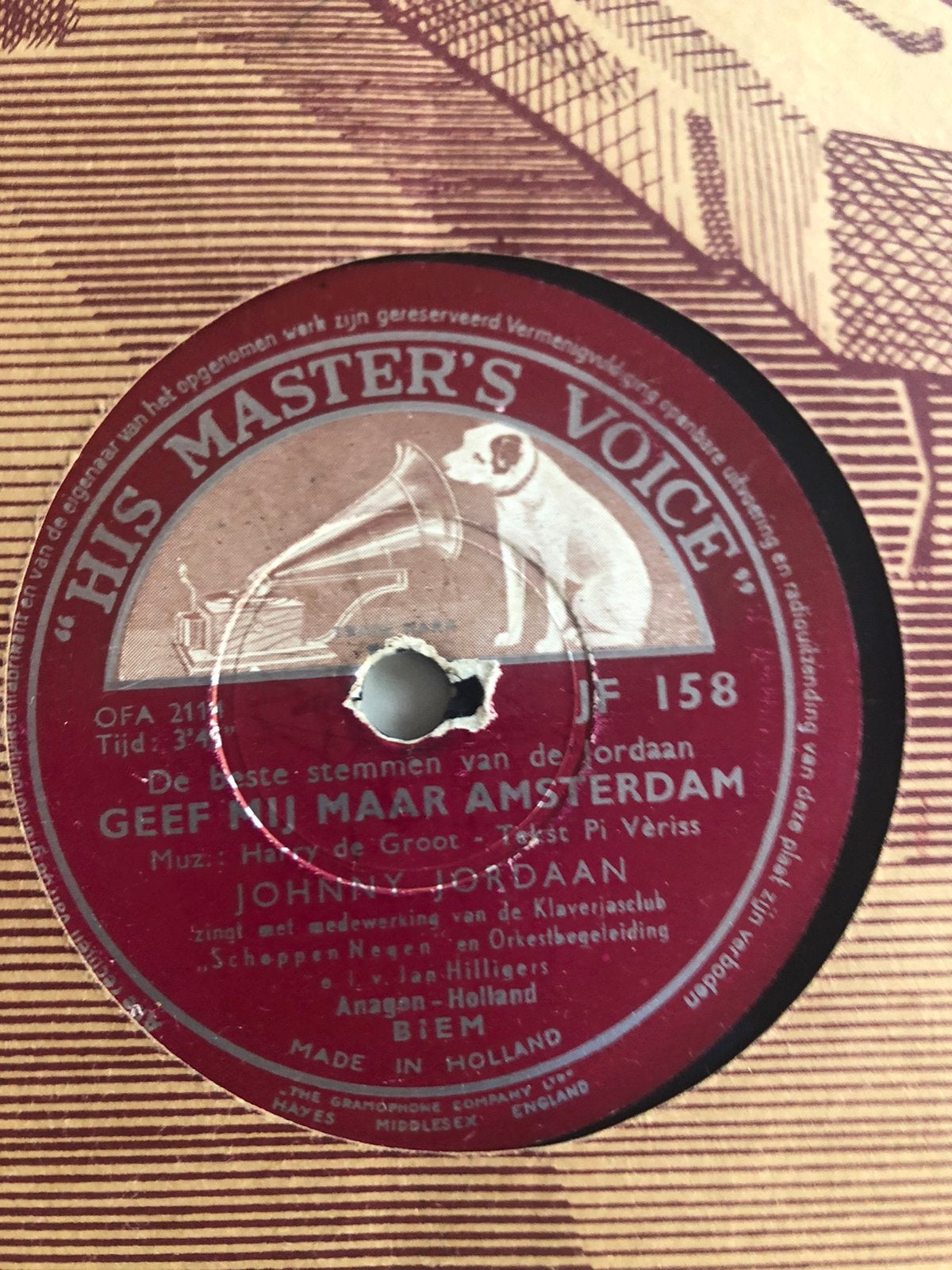 Jordaan wals, Ophalen of Verzenden, Gebruikt, Overige typen, Vocaal