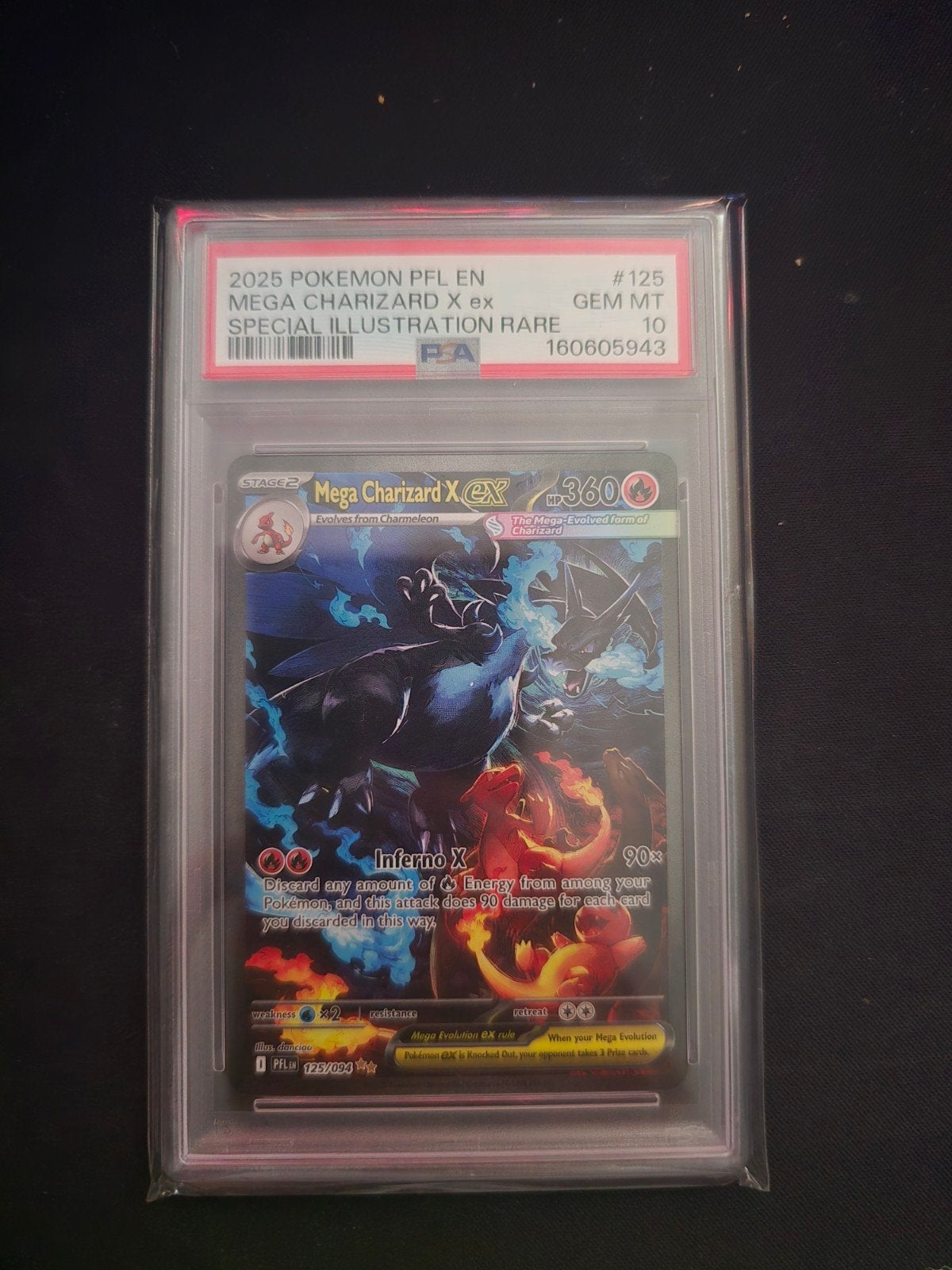 Mega Charizard X EX Special Illustration Rare PSA 10, Ophalen of Verzenden