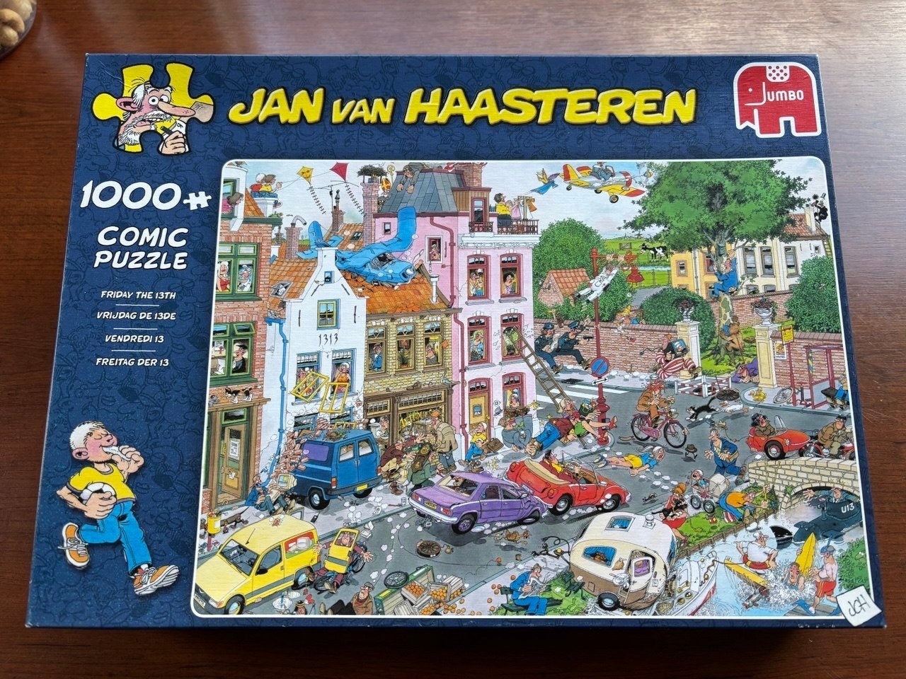Jan van Haasteren - Vrijdag de 13e - 1000 stukjes, Ophalen