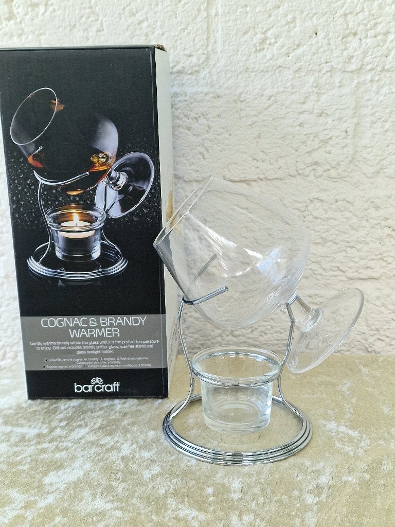 Cognac brandy warmer set glas nieuw, Ophalen of Verzenden, Nieuw, Overige typen