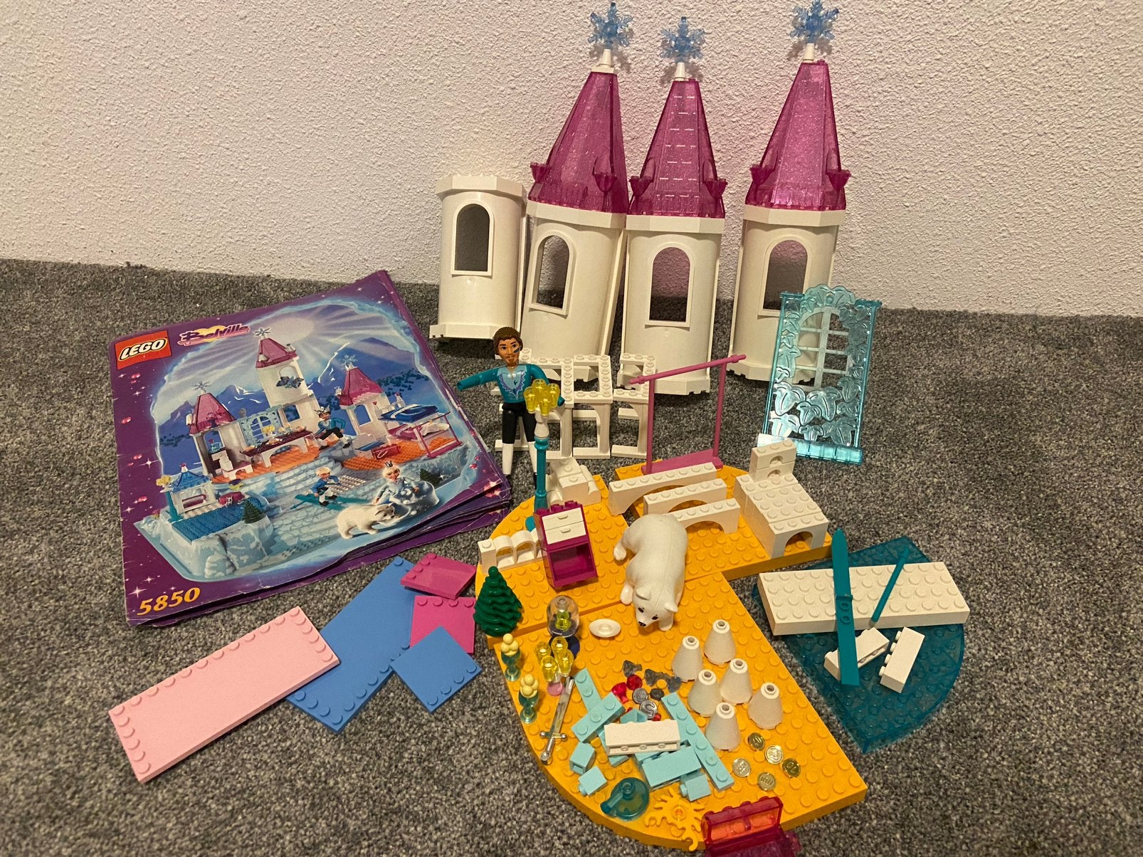 Lego Belville onderdelen en instructie 5850, Gebruikt, Overige thema's, Lego, Ophalen of Verzenden