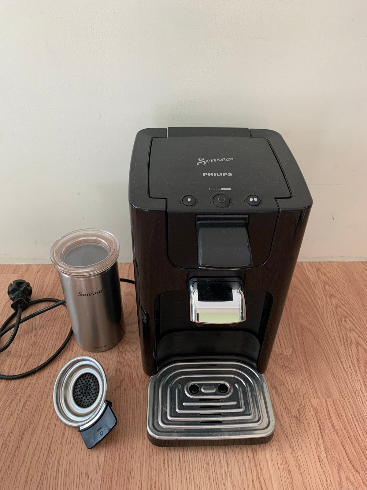 Philips Senseo Koffiezetapparaat Zwart - Goed Werkend, Ophalen, Gebruikt, Koffiemachine, Koffiepads en cups