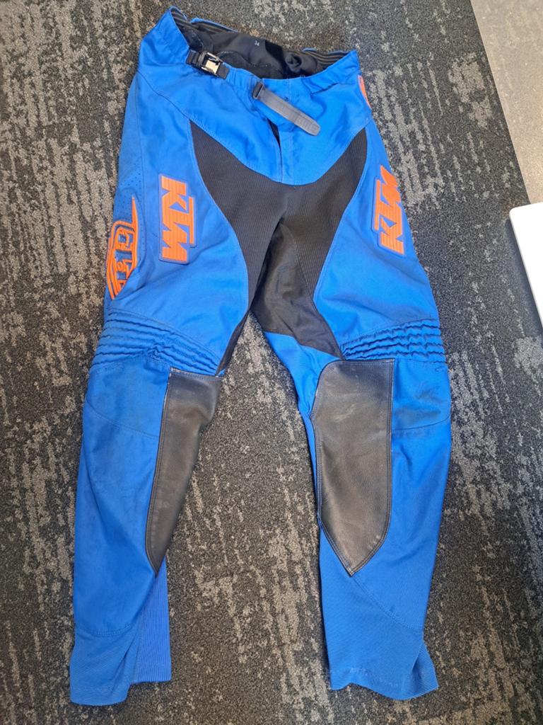 Troy Lee Designs KTM Motocross Broek Maat 34, Blauw, Overige maten, Ophalen of Verzenden, KTM