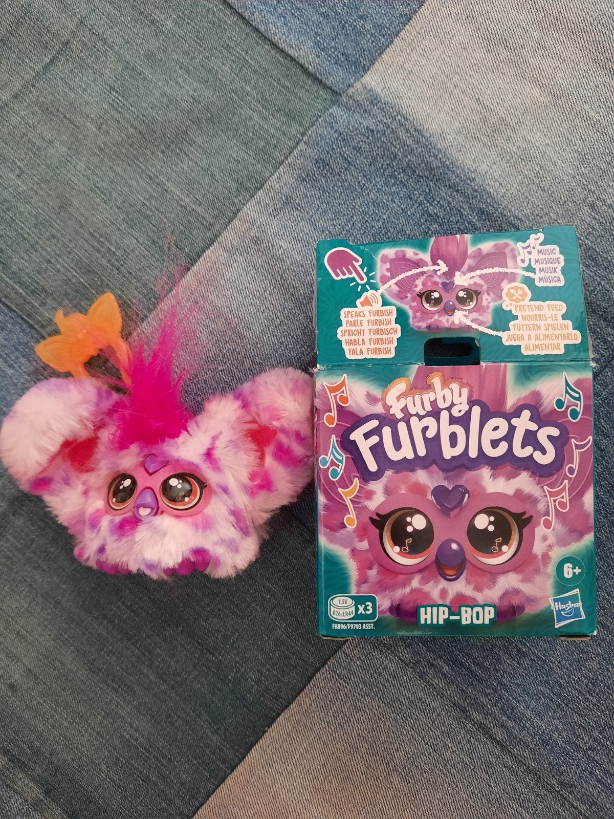 Furby Furblets Hip-Bop - Interactief knuffeldier, Ophalen of Verzenden, Zo goed als nieuw, Jongen of Meisje