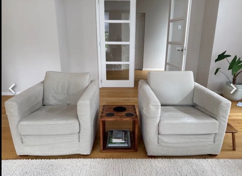 Linteloo Easy Living fauteuils 2x, Ophalen, Gebruikt, 75 tot 100 cm, 50 tot 75 cm