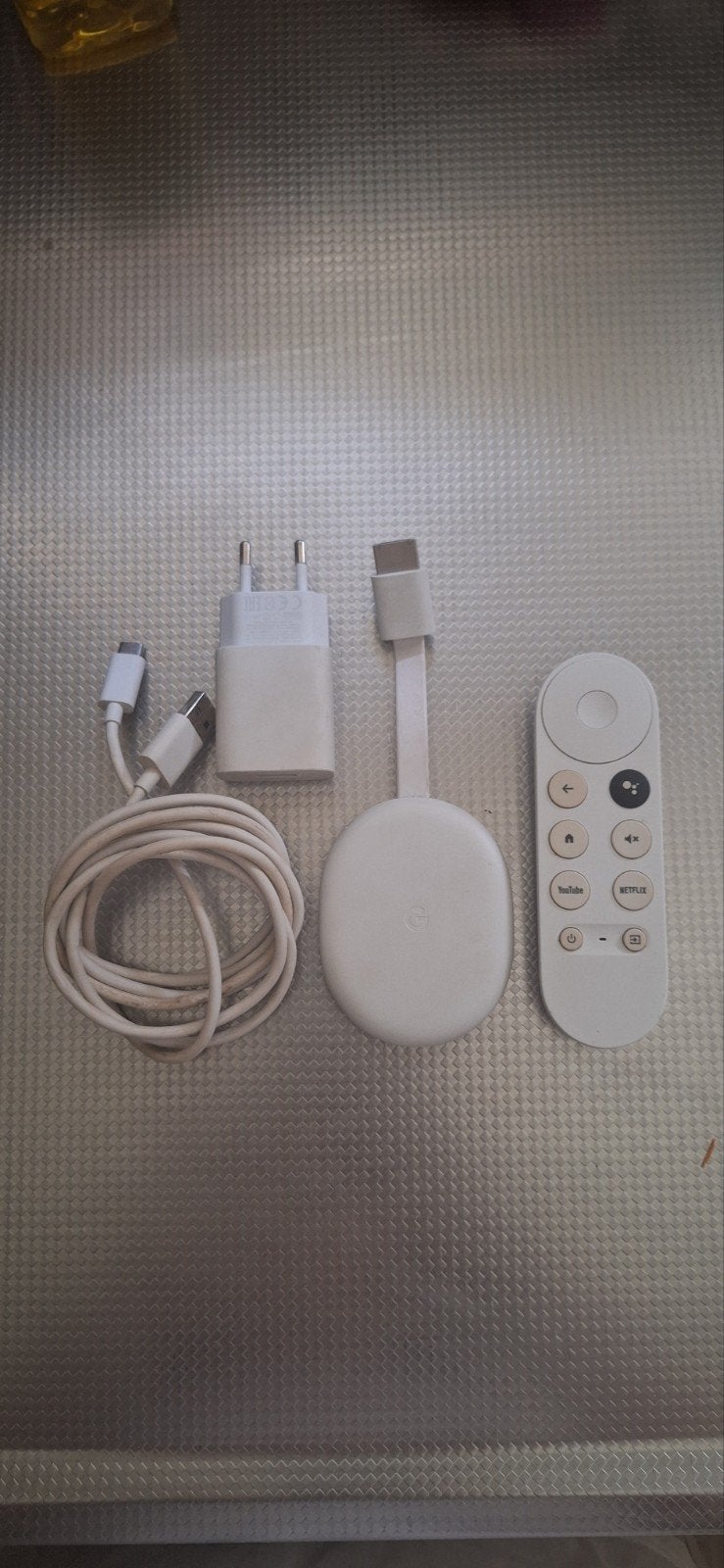 Google Chromecast met Google TV 4K HDMI, Ophalen of Verzenden, Zo goed als nieuw, HDMI