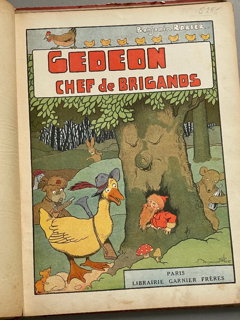 Gedeon Chef de Brigands - 1931 - B. Rabier Kinderboek, Antiek en Kunst, Ophalen of Verzenden